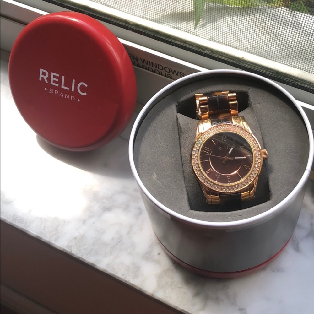 Chocolate Brown - Relic Watch for Women